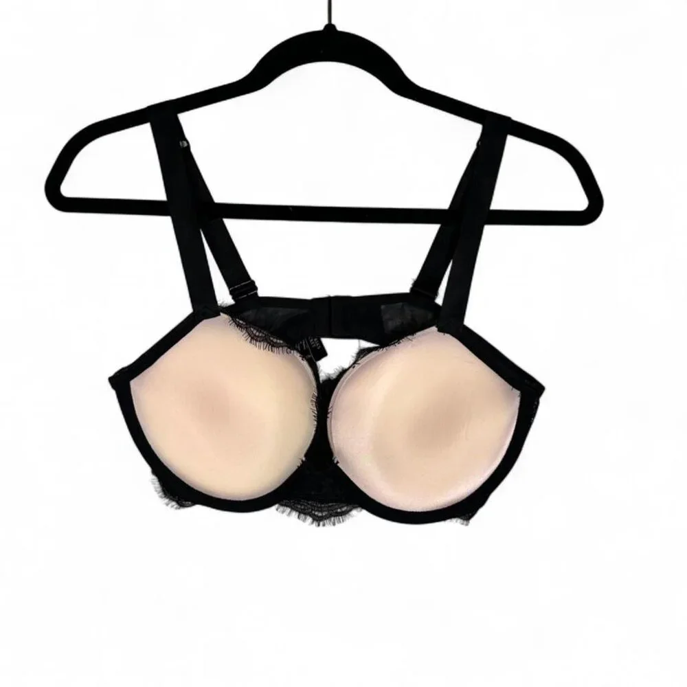 Victoria's Secret Black Push-up Shine Strap Lace Bra - Picture 6 of 6